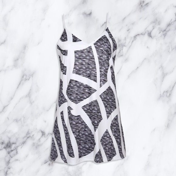 Summertime Mini with Abstract Zebra Print & V Neck - Picture 2 of 3